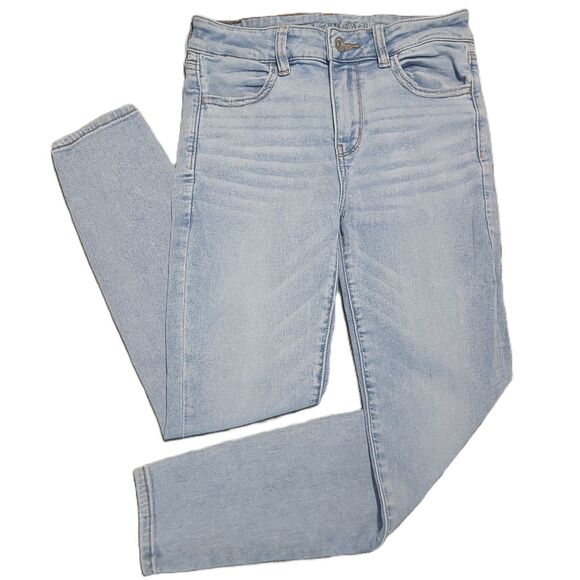 American Eagle Outfitters Denim - American Eagle Hi-Rise Jegging Womens 4 Stretch Jeans Blue Denim